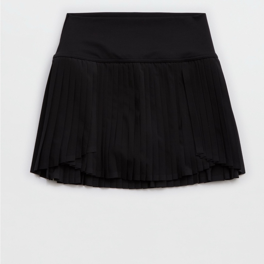 Aerie black workout pleated skirt